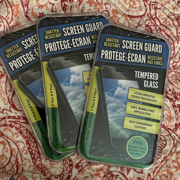 iPhone 6 Plus, 6S Plus, 7 Plus, & 8 Plus Screen Guards (3) - Picture 1 of 1